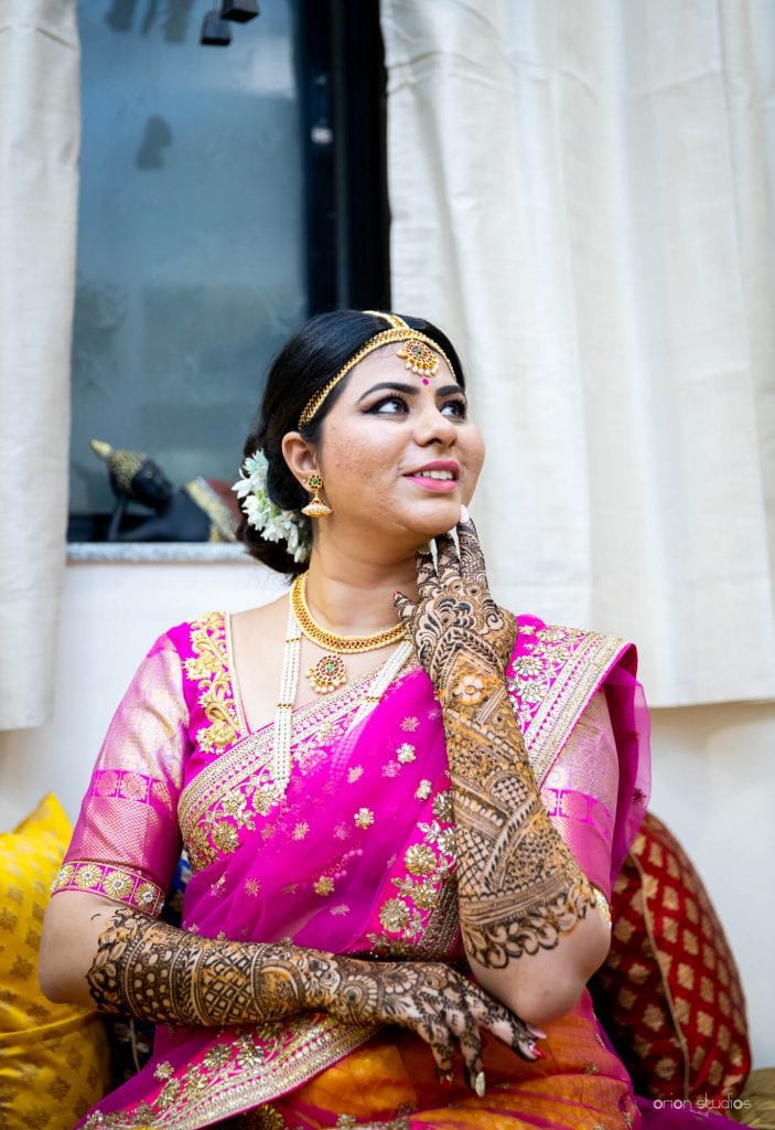 mehendi bridal portrait